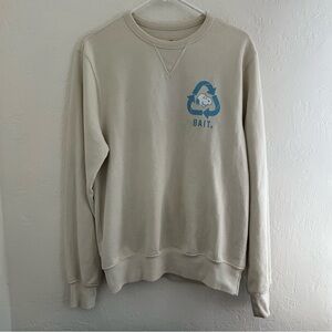 Baits x Peanuts Snoopy Recycle Crewneck Sweatshirt Small
